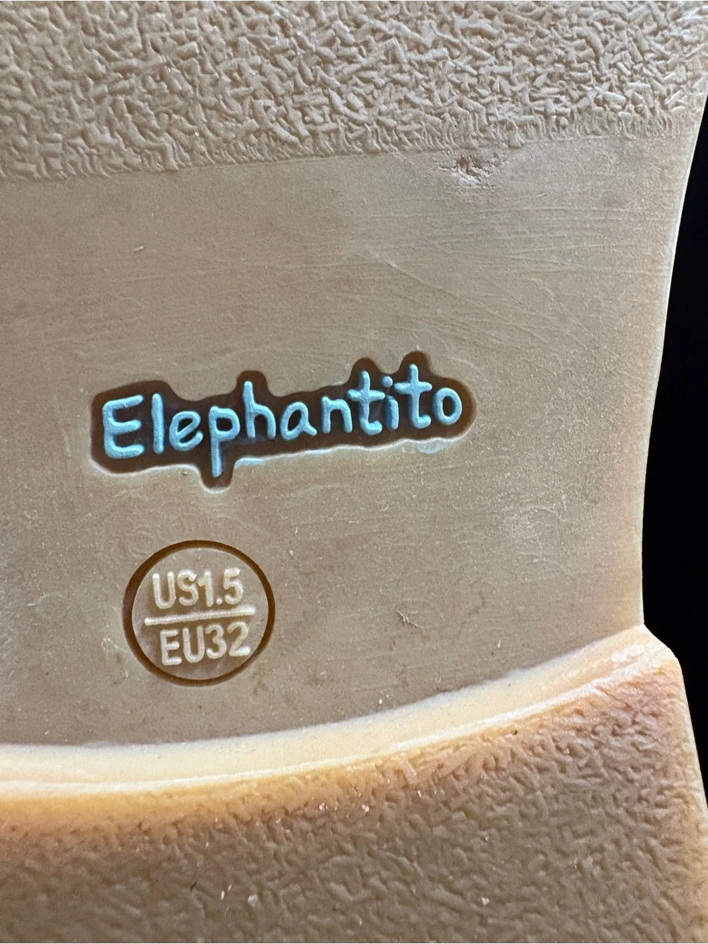 Elephantito navy blue patent leather Mary Jane girls shoe size 1.5